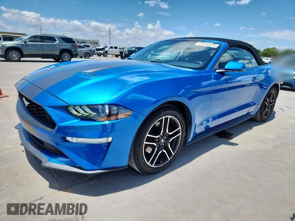2020 Ford Mustang EcoBoost z VIN 1FATP8UH6L5139702, wystawiony jako Copart lot #63040525 z przebiegiem 74 404 mil mil oraz Nie do naprawy • Non repairable. Historia ofert i sprzedaży dostępna na DreamBid. Obrazek 1.