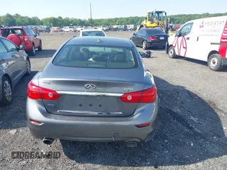 2014 Infiniti Q50 Sport with VIN JN1BV7AR3EM705555, listed as a IAAI auction lot 42221829 with 61,623 mi miles and . Bid and sale history available at DreamBid. Image 16.