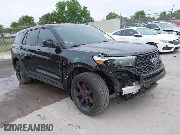 2021 Ford Explorer ST z VIN 1FM5K8GC0MGA12561, wystawiony jako IAAI lot #41891666 z przebiegiem 74 750 mil mil oraz . Historia ofert i sprzedaży dostępna na DreamBid. Obrazek 1.