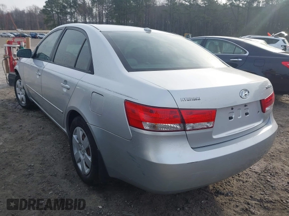 2007 Hyundai Sonata GLS with VIN 5NPET46C17H271104, listed as a IAAI auction lot 41759620 with 195,973 mi miles and . Bid and sale history available at DreamBid. Image 3.