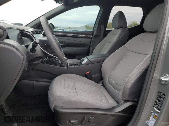 2023 Hyundai Santa Cruz SEL with VIN 5NTJCDAE2PH045100, listed as a Copart auction lot 48931365 with 12,283 mi miles and Salvage title. Bid and sale history available at DreamBid. Image 7.