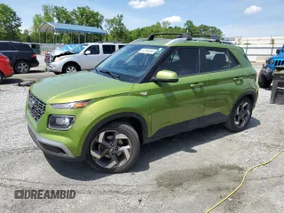 2022 Hyundai Venue SEL с VIN KMHRC8A36NU161468, выставлен на аукционе Copart как лот 54186065 с пробегом 28 044 миль миль и Списание • Salvage title. История ставок и продаж доступна на DreamBid. Изображение 1.