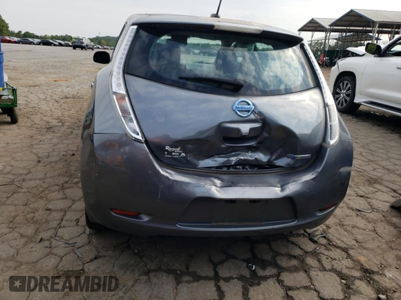 2015 Nissan LEAF SV with VIN 1N4AZ0CPXFC321642, listed as a Copart auction lot 69710373 with 49,954 mi miles. Bid and sale history available at carsss.com. Image 6.