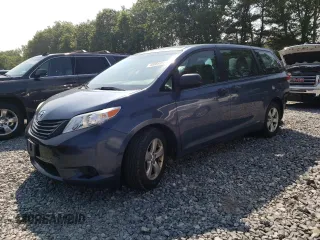 2013 Toyota Sienna L with VIN 5TDZK3DC4DS389252, listed as a Copart auction lot 60066955 with 186,068 mi miles and Clean title. Bid and sale history available at DreamBid. Image 1.