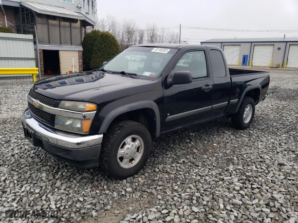 2007 Chevrolet Colorado Work Truck with VIN 1GCDT199X78125809, listed as a Copart auction lot 50100365 with 93,662 mi miles and Clean Title. Bid and sale history available at carsss.com. Image 1.