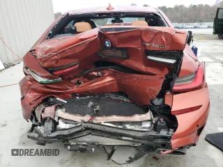 2022 BMW 3 Series M340i with VIN 3MW5U7J04N8C25002, listed as a Copart auction lot 86697464 with 0 mi miles and Salvage Title. Bid and sale history available at carsss.com. Image 6.