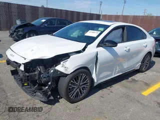2022 Kia Forte GT-Line with VIN 3KPF54AD2NE509834, listed as a IAAI auction lot 41980278 with 16,362 mi miles. Bid and sale history available at carsss.com. Image 2.