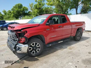 2021 Toyota Tundra SR с VIN 5TFUY5F11MX971951, выставлен на аукционе Copart как лот 64889875 с пробегом 69 297 миль миль и Списание • Salvage title. История ставок и продаж доступна на DreamBid. Изображение 1.