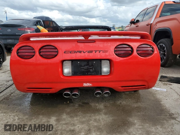 1999 Chevrolet Corvette with VIN 1G1YY32G4X5100065, listed as a Copart auction lot 75846354 with 48,121 mi miles and Salvage Title. Bid and sale history available at carsss.com. Image 6.