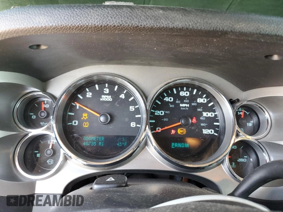 2012 GMC Sierra 1500 SLE with VIN 1GTR1VE02CZ135362, listed as a Copart auction lot 47422025 with 40,735 mi miles and Salvage title. Bid and sale history available at DreamBid. Image 9.
