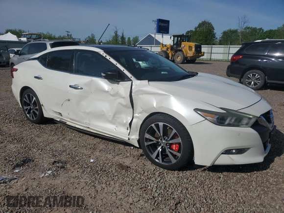 2016 Nissan Maxima SR with VIN 1N4AA6AP5GC388017, listed as a Copart auction lot 58316845 with 150,857 mi miles and Salvage title. Bid and sale history available at DreamBid. Image 4.