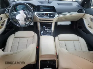2022 BMW 3 Series 330e with VIN 3MW5P7J06N8C34517, listed as a Copart auction lot 88070475 with 38,126 mi miles and Non Repairable. Bid and sale history available at carsss.com. Image 9.