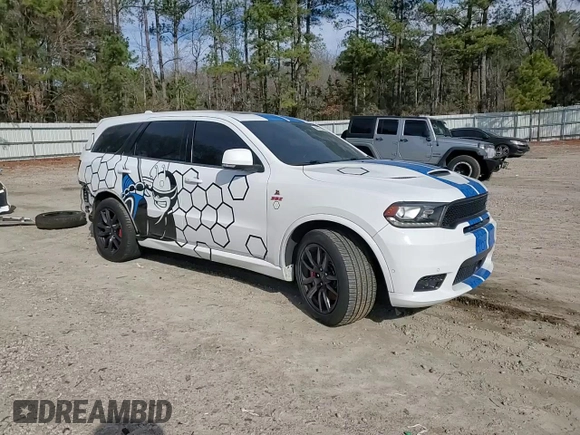 2020 Dodge Durango SRT with VIN 1C4SDJGJ2LC324636, listed as a Copart auction lot 46131445 with 40,694 mi miles and Salvage Title. Bid and sale history available at DreamBid. Image 11.