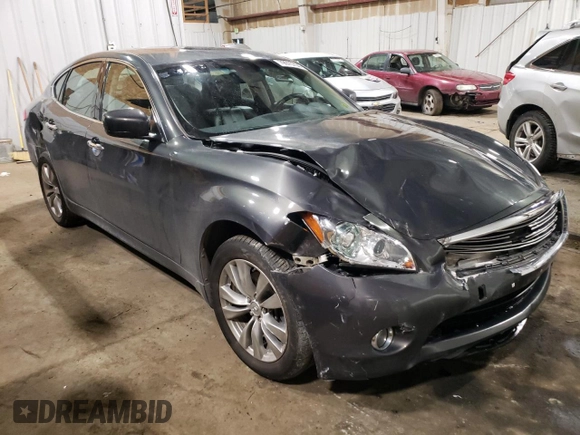 2011 Infiniti M37 with VIN JN1BY1AR8BM376710, listed as a Copart auction lot 79975754 with 64,135 mi miles and Salvage Title. Bid and sale history available at carsss.com. Image 4.
