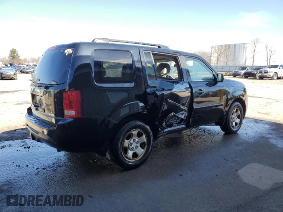 2014 Honda Pilot LX with VIN 5FNYF4H26EB002150, listed as a Copart auction lot 53371535 with 114,428 mi miles and Salvage Title. Bid and sale history available at DreamBid. Image 3.