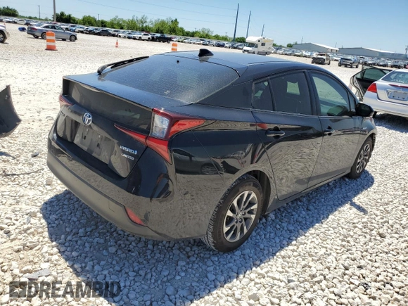 2019 Toyota Prius L Eco z VIN JTDKARFU7K3071668, wystawiony jako Copart lot #53901475 z przebiegiem 146 568 mil mil oraz Szkoda całkowita • Salvage title. Historia ofert i sprzedaży dostępna na DreamBid. Obrazek 3.