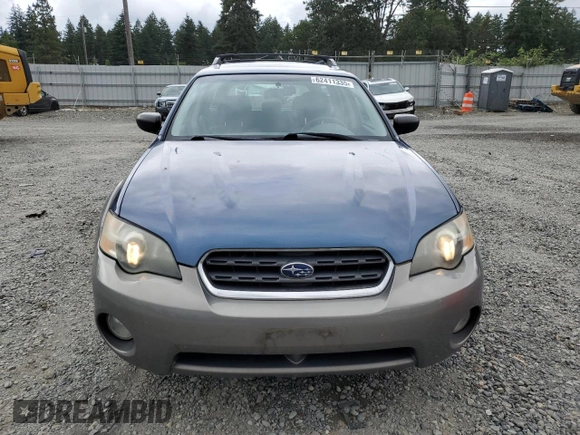 2005 Subaru Legacy Outback with VIN 4S4BP61C857390937, listed as a Copart auction lot 62411335 with 208,344 mi miles and Salvage title. Bid and sale history available at DreamBid. Image 5.