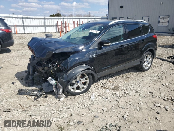 2016 Ford Escape Titanium with VIN 1FMCU9JX0GUB20882, listed as a Copart auction lot 52717795 with 93,774 mi miles and Non Repairable. Bid and sale history available at carsss.com. Image 1.