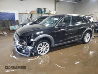 2017 Audi Q5 Premium Plus with VIN WA1L2AFP8HA064465, listed as a Copart auction lot 48408325 with 106,180 mi miles and Salvage Title. Bid and sale history available at carsss.com. Image 1.