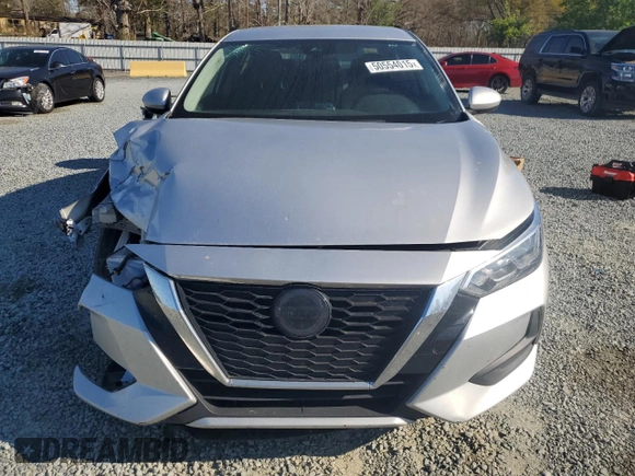 2022 Nissan Sentra S with VIN 3N1AB8BV3NY311279, listed as a Copart auction lot 50554015 with 65,622 mi miles and Salvage Title. Bid and sale history available at carsss.com. Image 5.