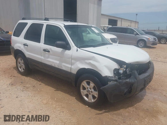 2005 Ford Escape XLT with VIN 1FMYU03125KE16019, listed as a IAAI auction lot 42256715 with 222,592 mi miles and . Bid and sale history available at DreamBid. Image 1.
