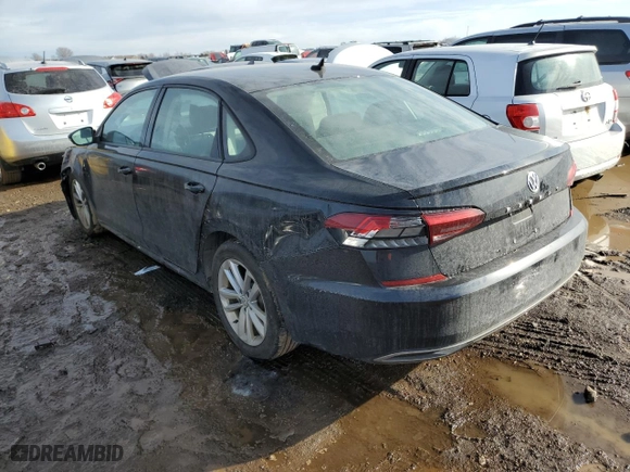 2020 Volkswagen Passat 2.0T S with VIN 1VWAA7A3XLC018895, listed as a Copart auction lot 46100595 with 79,662 mi miles and Salvage Title. Bid and sale history available at carsss.com. Image 2.