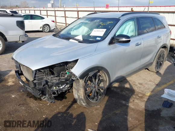 2020 Kia Sorento LX V6 with VIN 5XYPG4A58LG660524, listed as a IAAI auction lot 41505220 with 60,252 mi miles. Bid and sale history available at carsss.com. Image 18.