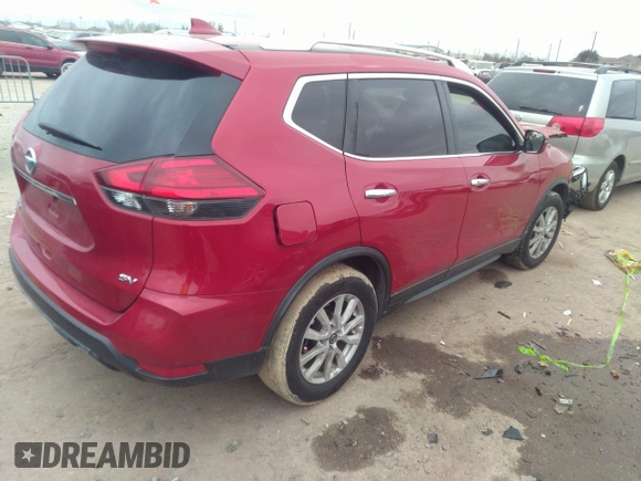 2017 Nissan Rogue SV with VIN JN8AT2MT5HW397231, listed as a IAAI auction lot 41420109 with 104,252 mi miles. Bid and sale history available at carsss.com. Image 4.