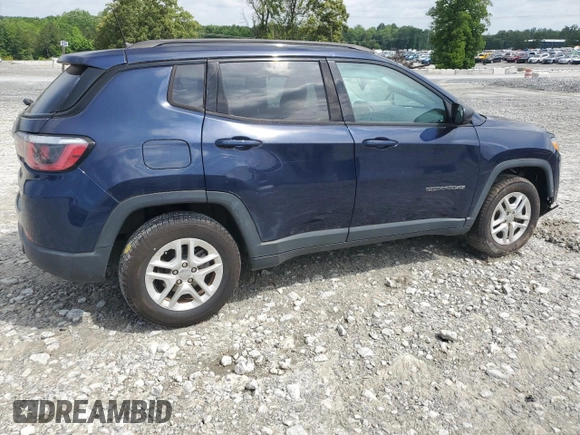2018 Jeep Compass Sport с VIN 3C4NJCAB9JT233089, выставлен на аукционе Copart как лот 57080305 с пробегом 70 879 миль миль и Списание • Salvage title. История ставок и продаж доступна на DreamBid. Изображение 3.