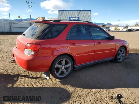 2004 Subaru Impreza Wagon (Natl) WRX Sport with VIN JF1GG29624G811623, listed as a Copart auction lot 86984574 with 187,252 mi miles and Salvage Title. Bid and sale history available at carsss.com. Image 3.