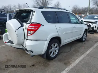 2012 Toyota RAV4 Limited with VIN 2T3DK4DV1CW072009, listed as a IAAI auction lot 41613446 with 134,221 mi miles. Bid and sale history available at carsss.com. Image 4.