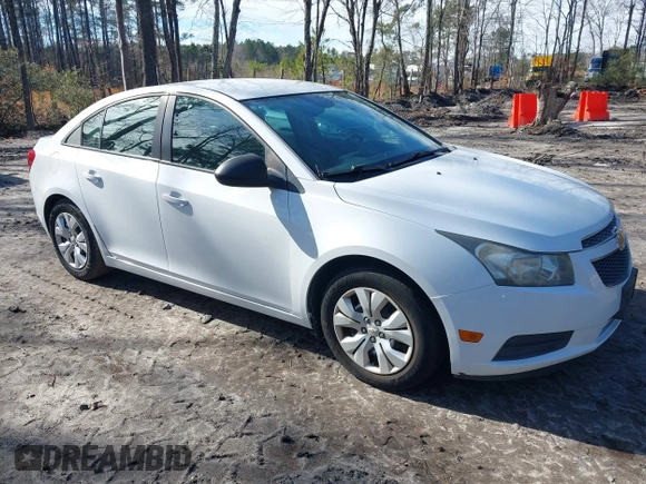 2014 Chevrolet Cruze LS with VIN 1G1PA5SH1E7167616, listed as a IAAI auction lot 41589435 with 180,149 mi miles and . Bid and sale history available at DreamBid. Image 1.