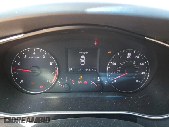 2015 Kia Cadenza Premium with VIN KNALN4D76F5197570, listed as a Copart auction lot 79355324 with 94,377 mi miles and Salvage Title. Bid and sale history available at carsss.com. Image 9.