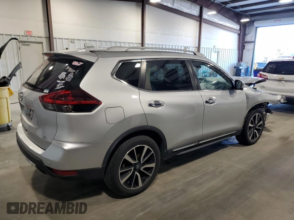 2019 Nissan Rogue SL with VIN 5N1AT2MT2KC738374, listed as a Copart auction lot 47936335 with 135,603 mi miles and Salvage Title. Bid and sale history available at DreamBid. Image 3.