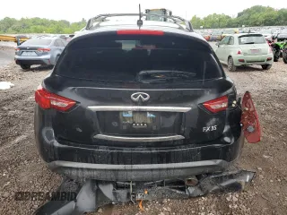 2011 Infiniti FX with VIN JN8AS1MU9BM111051, listed as a Copart auction lot 58333805 with 218,078 mi miles and Salvage title. Bid and sale history available at DreamBid. Image 6.