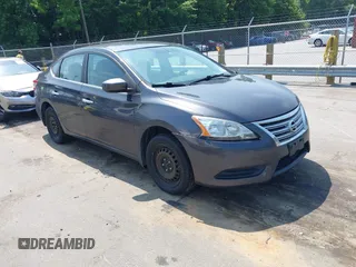 2014 Nissan Sentra SV z VIN 3N1AB7APXEY303838, wystawiony jako IAAI lot #42424279 z przebiegiem 144 302 mil mil oraz . Historia ofert i sprzedaży dostępna na DreamBid. Obrazek 1.