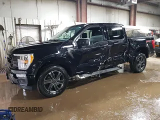 2022 Ford F-150 XL with VIN 1FTFW1E54NKD93838, listed as a Copart auction lot 47864915 with 17,934 mi miles and Salvage Title. Bid and sale history available at carsss.com. Image 1.