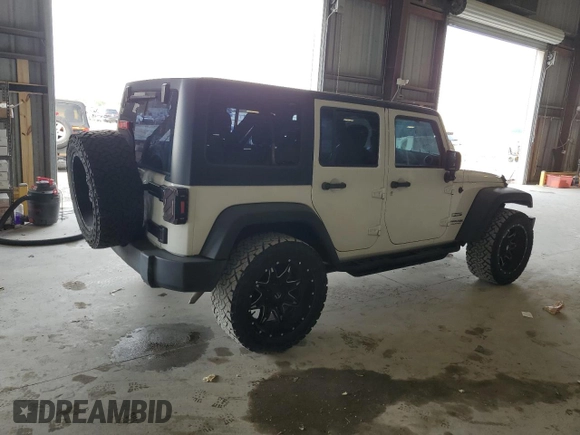2018 Jeep Wrangler Unlimited Sport with VIN 1C4BJWDG2JL813744, listed as a Copart auction lot 50267575 with 78,302 mi miles and Salvage Title. Bid and sale history available at DreamBid. Image 3.