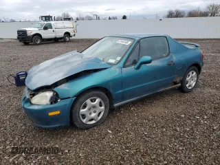 1995 Honda del Sol S with VIN JHMEG1148SS002982, listed as a Copart auction lot 51444105 with 259,020 mi miles and Salvage Title. Bid and sale history available at carsss.com. Image 1.