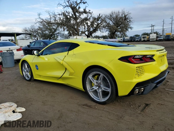 2022 Chevrolet Corvette 1LT with VIN 1G1YA2D40N5116990, listed as a Copart auction lot 84596974 with Not provided miles and Non repairable. Bid and sale history available at DreamBid. Image 2.