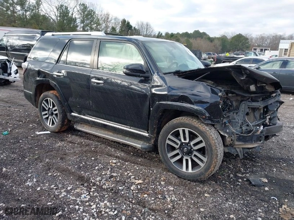 2016 Toyota 4Runner Limited with VIN JTEBU5JR0G5318636, listed as a IAAI auction lot 41589728 with 126,534 mi miles. Bid and sale history available at carsss.com. Image 1.