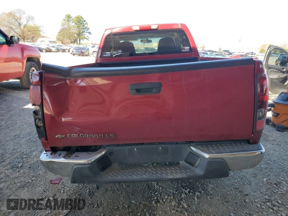 2005 Chevrolet Colorado LS Z85 with VIN 1GCCS196758217722, listed as a Copart auction lot 49517165 with 273,763 mi miles and Salvage title. Bid and sale history available at DreamBid. Image 6.