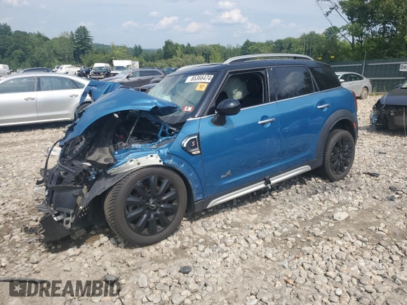 2017 MINI Countryman Cooper S with VIN WMZYT5C39H3B66897, listed as a Copart auction lot 65366474 with 0 mi miles and Salvage Title. Bid and sale history available at carsss.com. Image 1.