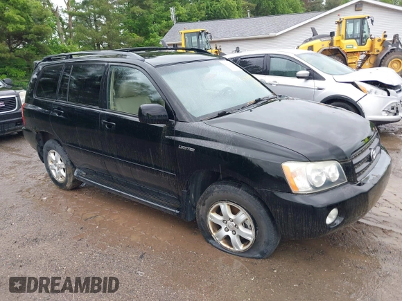 2003 Toyota Highlander z VIN JTEHF21A330145456, wystawiony jako IAAI lot #42314980 z przebiegiem 223 200 mil mil oraz . Historia ofert i sprzedaży dostępna na DreamBid. Obrazek 1.