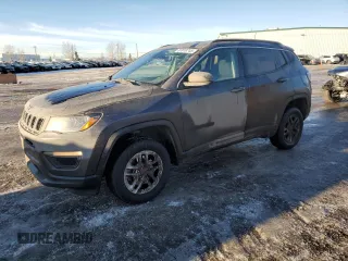 2020 Jeep Compass Sport with VIN 3C4NJDAB1LT112288, listed as a Copart auction lot 87818745 with 142,408 mi miles and Clean Title. Bid and sale history available at DreamBid. Image 1.