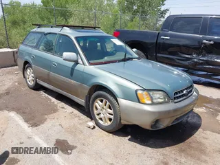 2003 Subaru Legacy Outback Limited with VIN 4S3BH686437604059, listed as a IAAI auction lot 42442275 with 238,498 mi miles and . Bid and sale history available at DreamBid. Image 1.