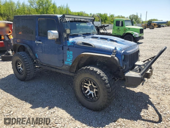 2010 Jeep Wrangler Sport with VIN 1J4AA2D11AL218913, listed as a Copart auction lot 53308135 with Not Provided miles and Salvage Title. Bid and sale history available at carsss.com. Image 4.