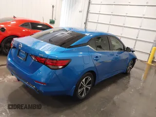 2020 Nissan Sentra SV with VIN 3N1AB8CV3LY220654, listed as a IAAI auction lot 41740719 with 27,546 mi miles and . Bid and sale history available at DreamBid. Image 4.