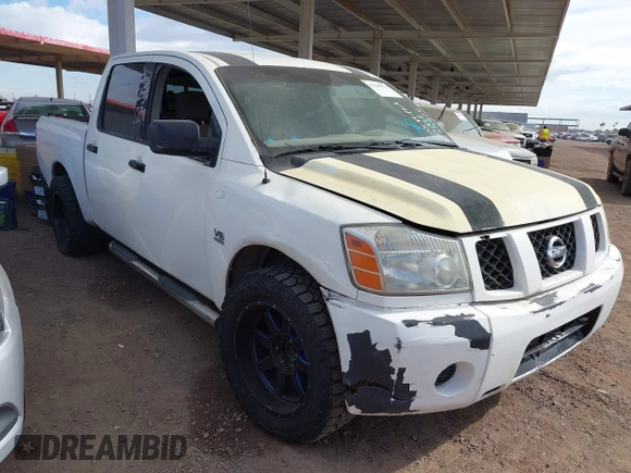 2004 Nissan Titan LE with VIN 1N6AA07AX4N550974, listed as a IAAI auction lot 41540911 with 252,999 mi miles and . Bid and sale history available at DreamBid. Image 1.