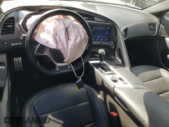 2017 Chevrolet Corvette 3LT with VIN 1G1YF2D73H5110715, listed as a Copart auction lot 79644404 with 15,672 mi miles and Salvage Title. Bid and sale history available at carsss.com. Image 8.